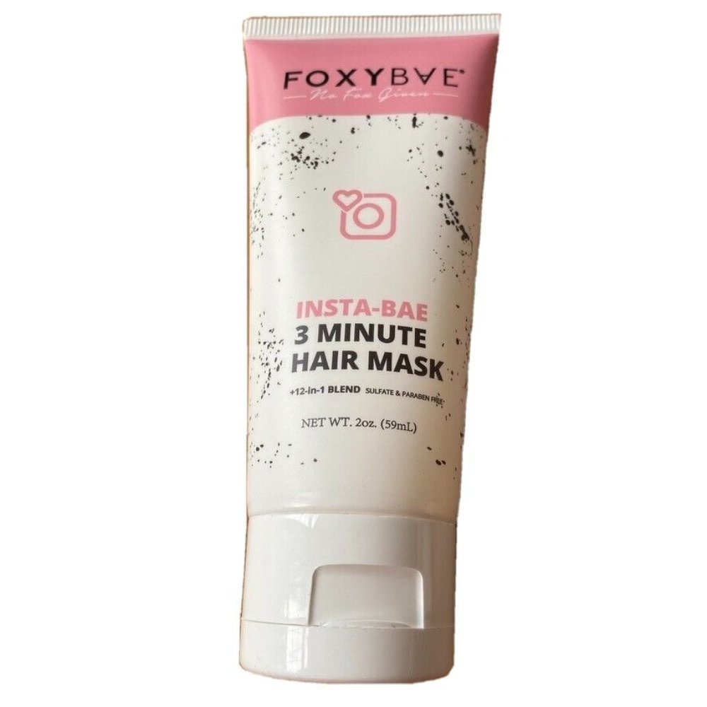 Foxybae Insta-bae 3 Minute Hair Mask Plus 12-in-1 Blend larger 2 oz